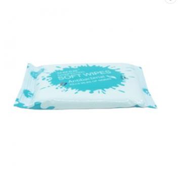 Non-Alcoholic Hot Sell Wholesale Big Pack Pearl Embossed Non-Woven Wet Wipes, Baby Wipes (BW-0202)